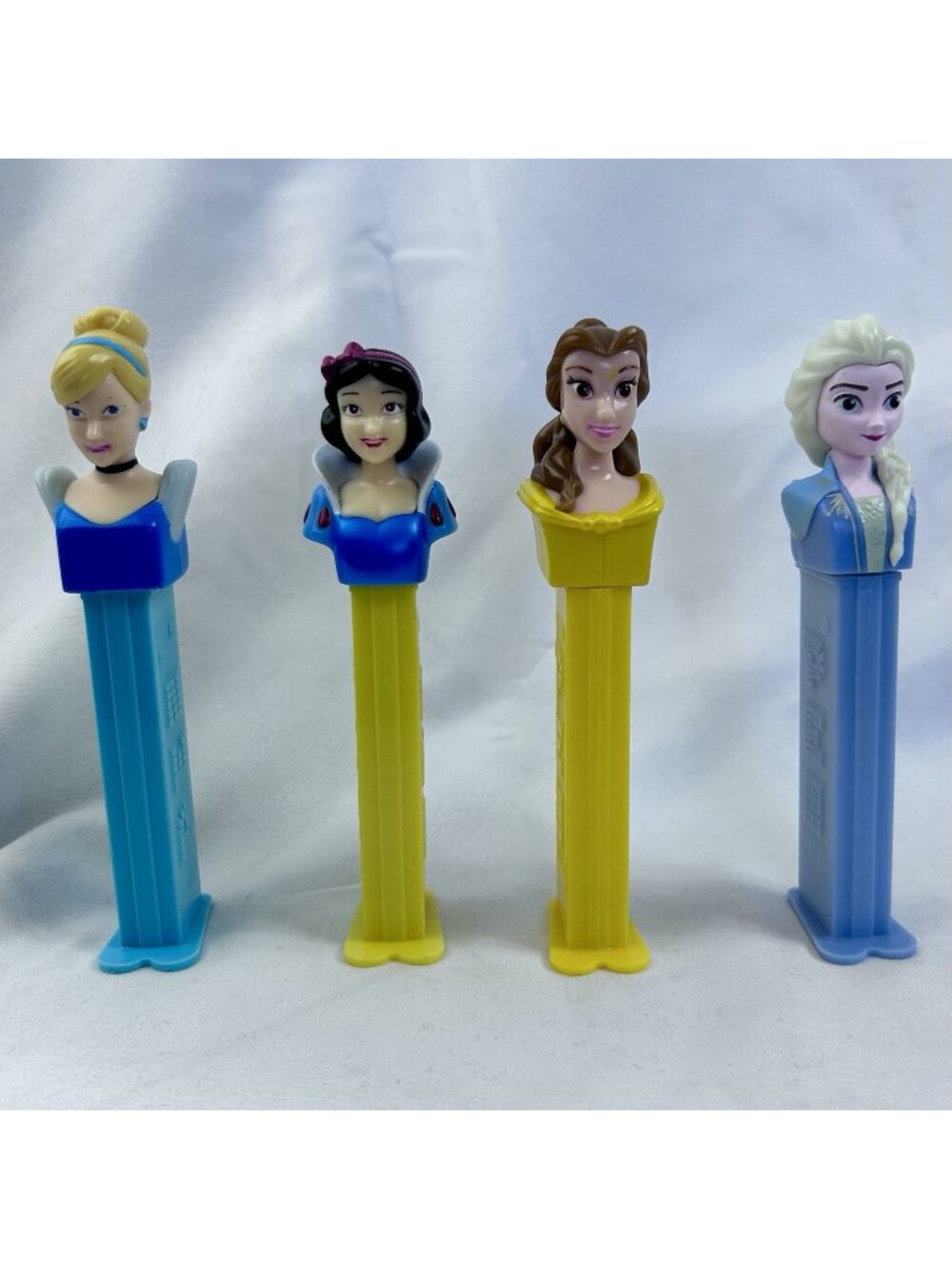 Disney Princess PEZ Dispenser lot of 4 - Snow White, Belle, Cinderella and Elsa